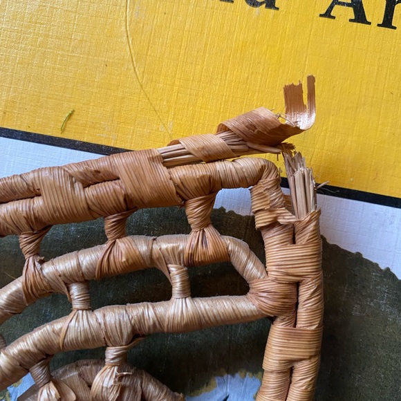 ❌NOT FOR SALE ❌Boho wicker owl wall basket - Picture 7 of 7